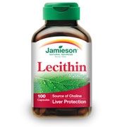 Jamieson Lecithin / Джеймисън лецитин за регулиране на холестерола 100капс.