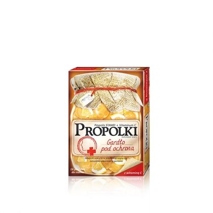 Propolki / Прополки – прополисови таблетки за смучене с витамин C за гърлото и имунната система 16 табл
