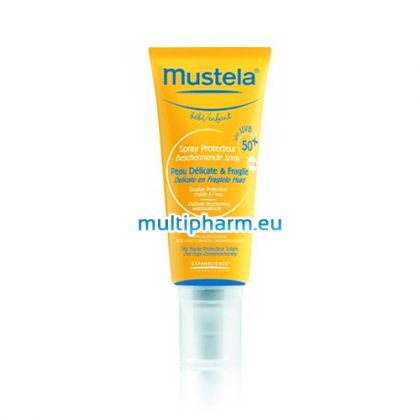 Mustela / Мустела Слънцезащитен спрей UVA/UVB SPF50+ за деликатна и чувствителна кожа 100мл.