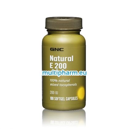 GNC Natural E / Витамин Е  100 меки капсули