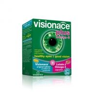 Visionace+Omega 3 / Вижънейс + Омега 3 за здрави очи и добро зрение 28капс + 28табл